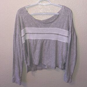 Off the Shoulder Long Sleeve Shirt